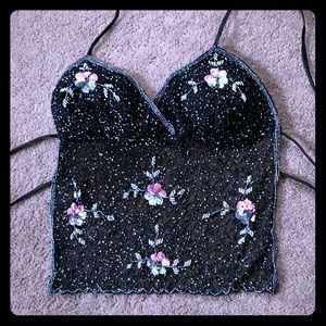 Scandalous beaded top